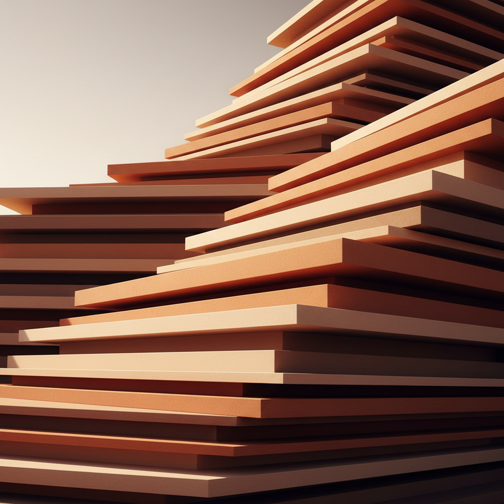 Warm-toned geometric architecture representing ventures