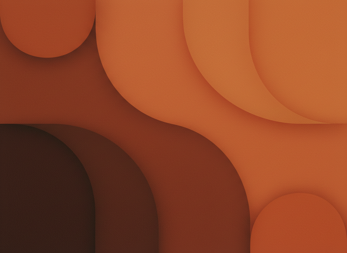 Abstract warm orange and brown editorial background